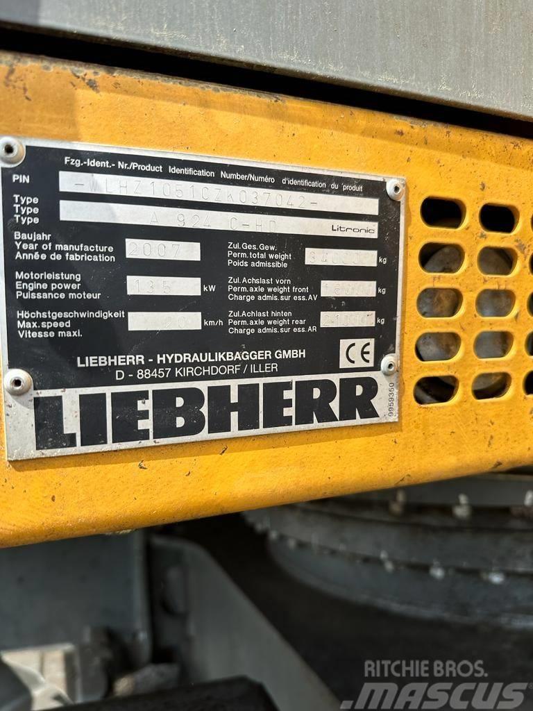 Liebherr A 924C-HD Excavatoare cu roti