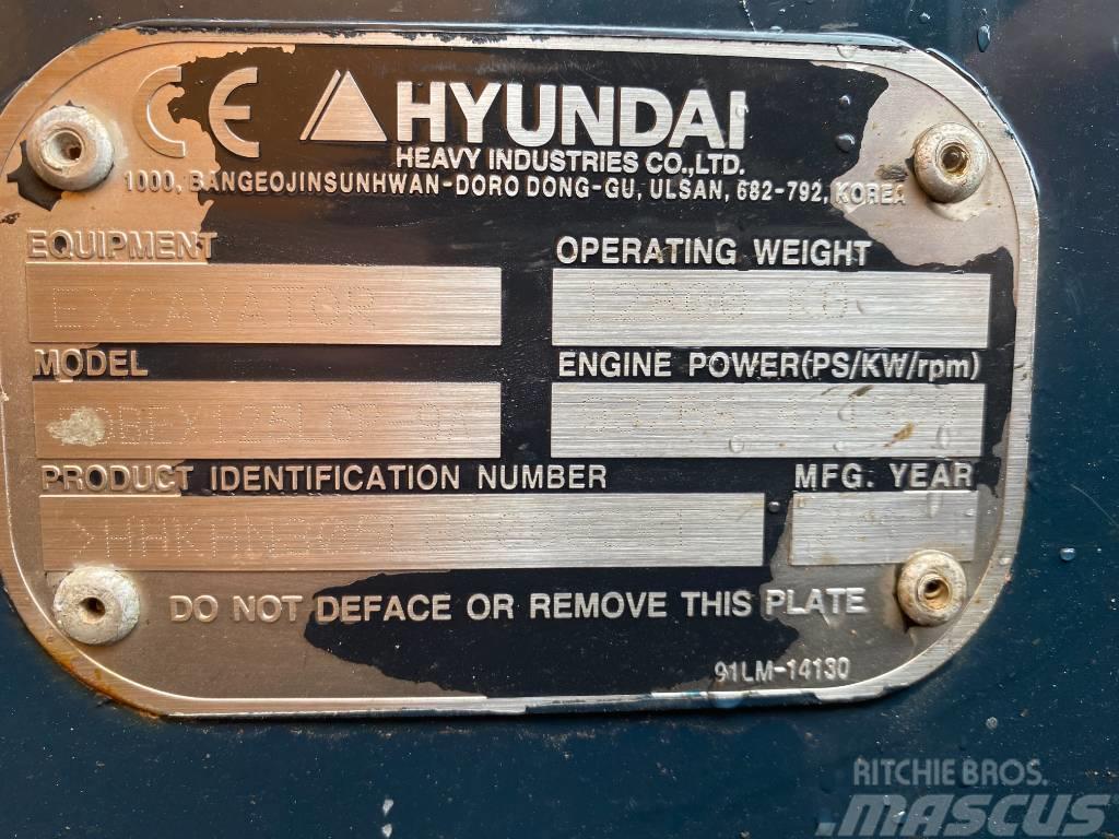 Hyundai Harvadig 125LCR-9A c/w 2020 Keto 100LD Excavatoare