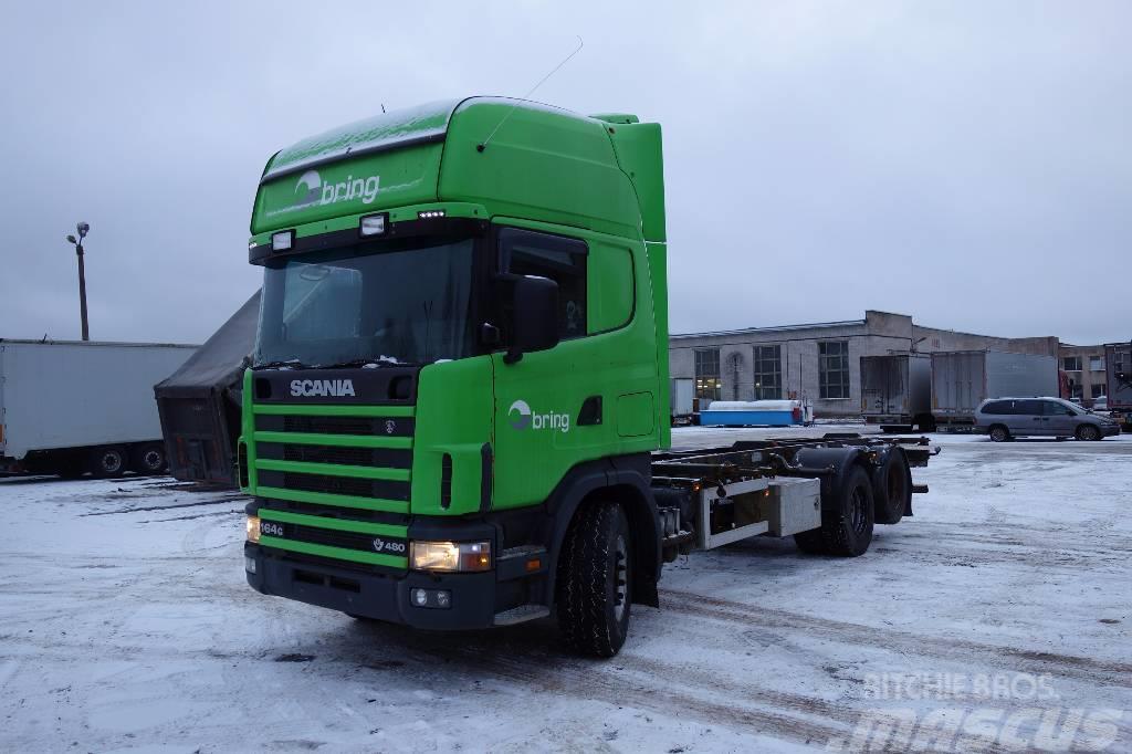 Scania R164 GB6X2NB 480 Camion cadru container