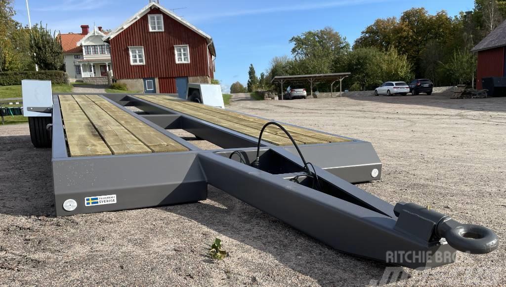  VM-Kärra Skogsmaskintrailer 7 ton Svensktillverkad Alte semi-remorci