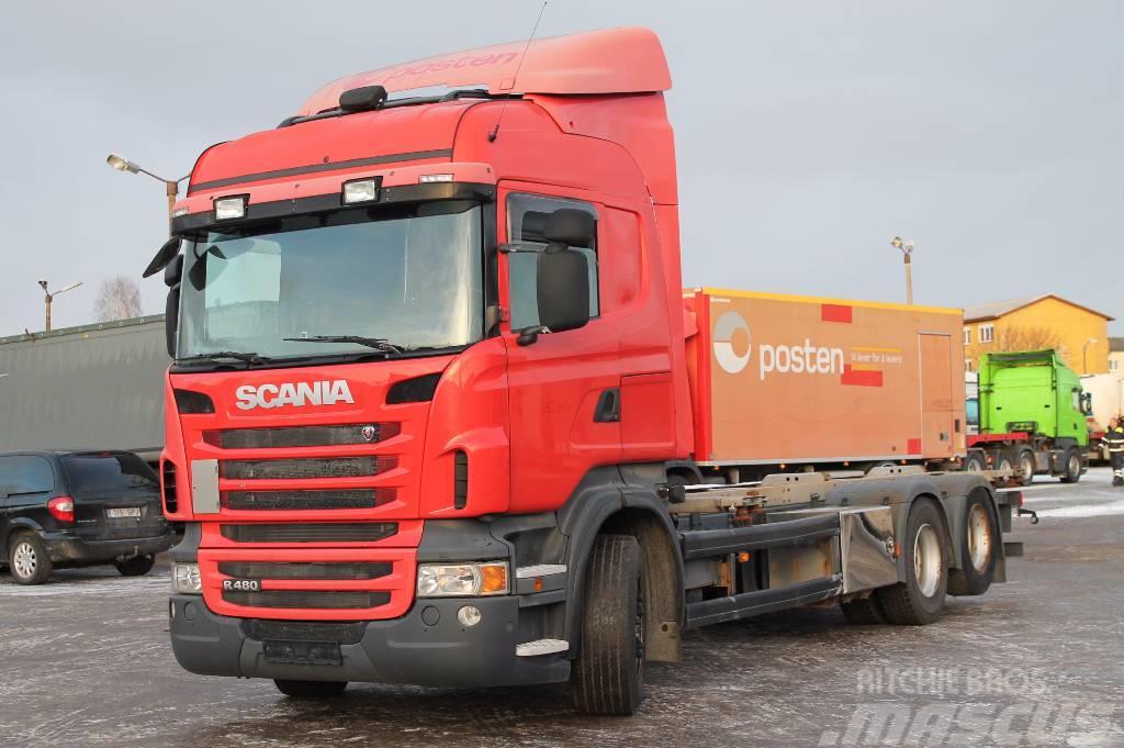 Scania R480 LB6X2HNB Camion cadru container