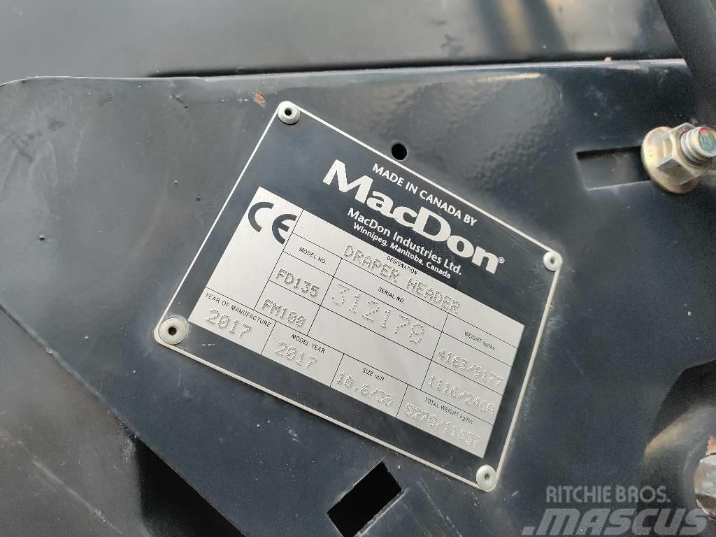 MacDon FD135 Combine capete pentru culegatoare