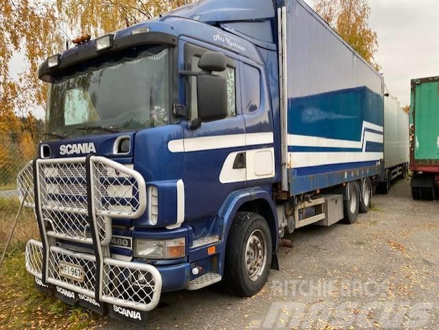 Scania R 144-460 , 6X2 Camion transport aschii
