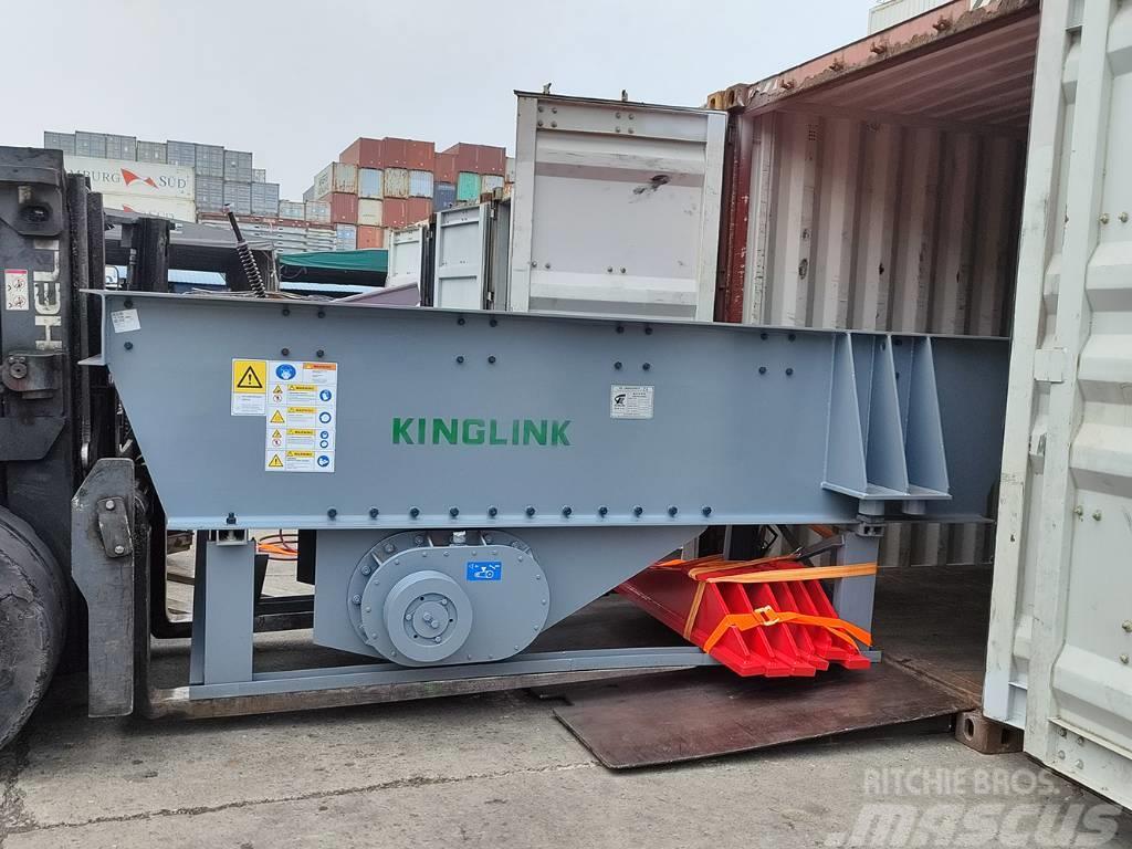 Kinglink ZSW-380x96 Heavy-Duty Vibrating Grizzly Feeder Alimentatoare