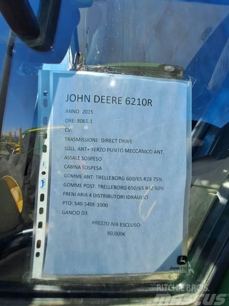 John Deere 6210 R Tractoare