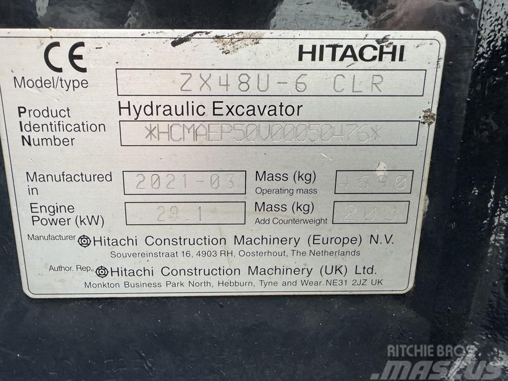 Hitachi ZX 48 U-6 Mini excavatoare < 7t