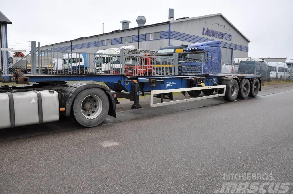 Schweriner Containertrailer CS 40 G Camion cu semi-remorca cu incarcator