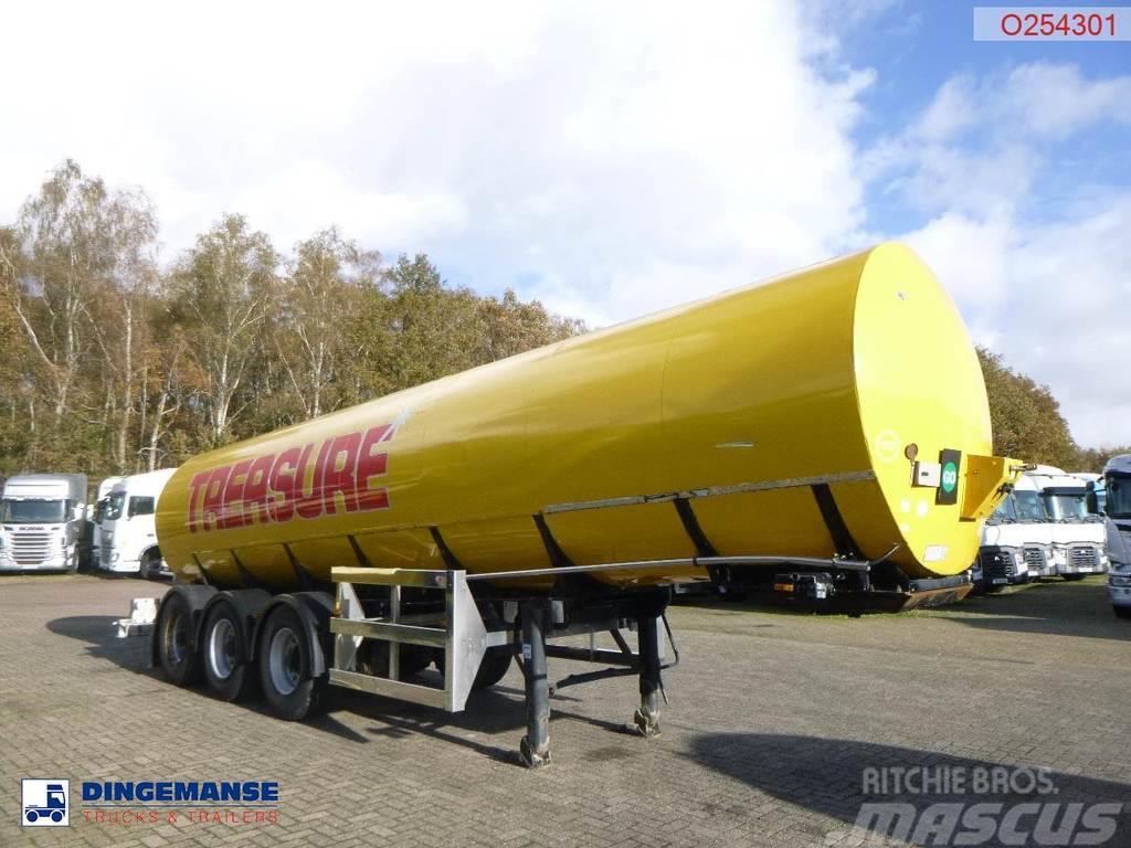 Crane Fruehauf Food (beer) tank inox 30 m3 / 2 com Cisterna semi-remorci