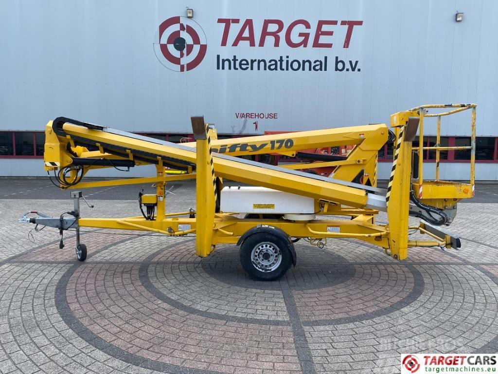 Niftylift 170HE Articulated Electric Towable BoomLift 1710cm Platforme aeriene montate pe remorca