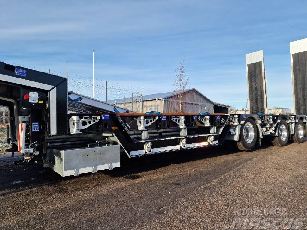 Humbaur HTS30  flatbed semi-trailer Semi-remorca agabaritica