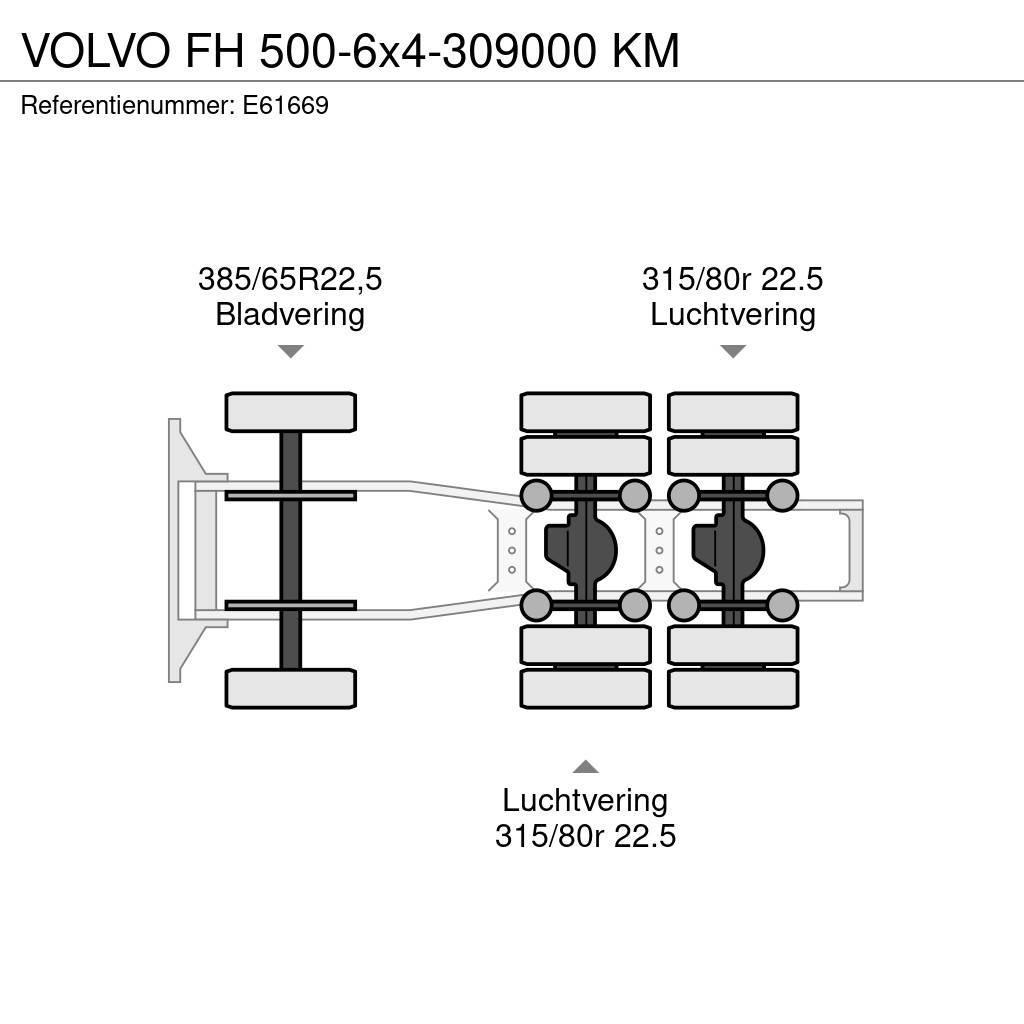 Volvo FH 500-6x4-309000 KM Autotractoare