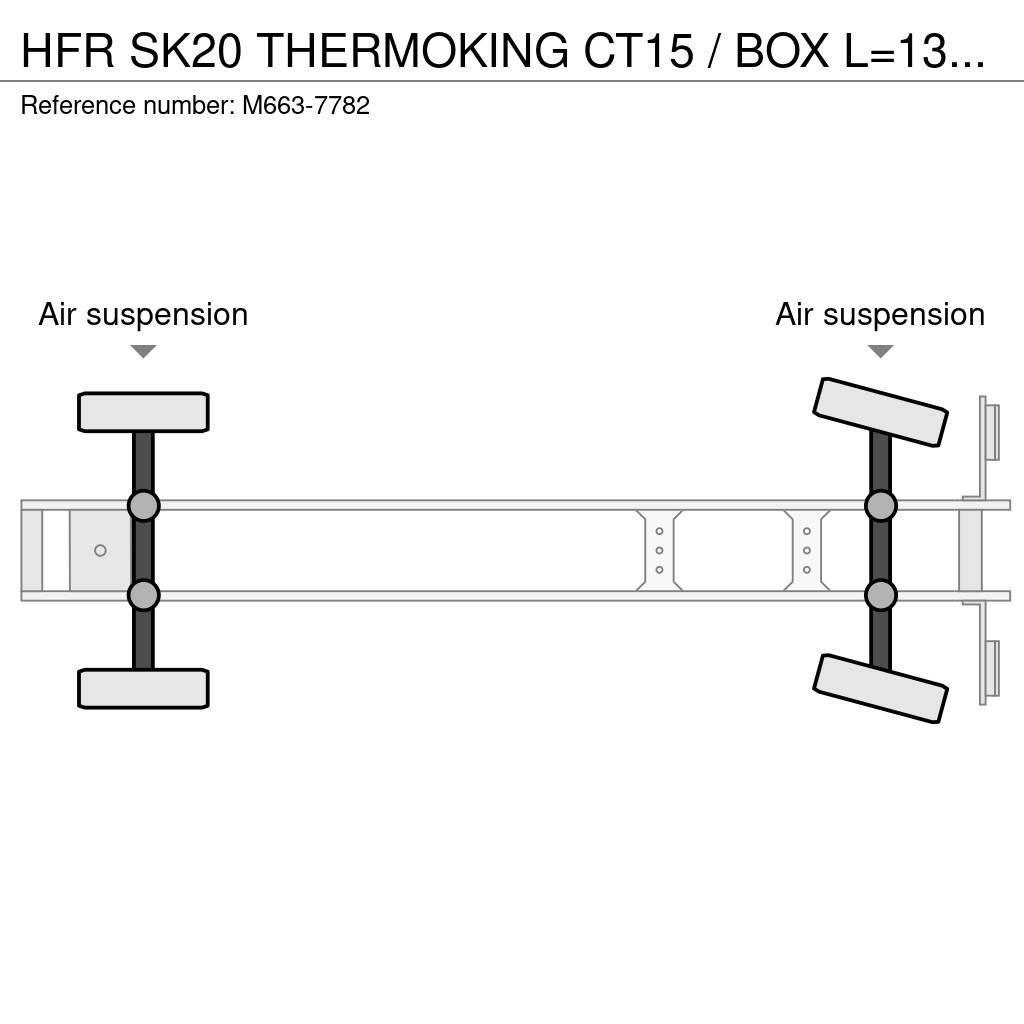 HFR SK20 THERMOKING CT15 / BOX L=13450 mm Semi-remorci cu temperatura controlata