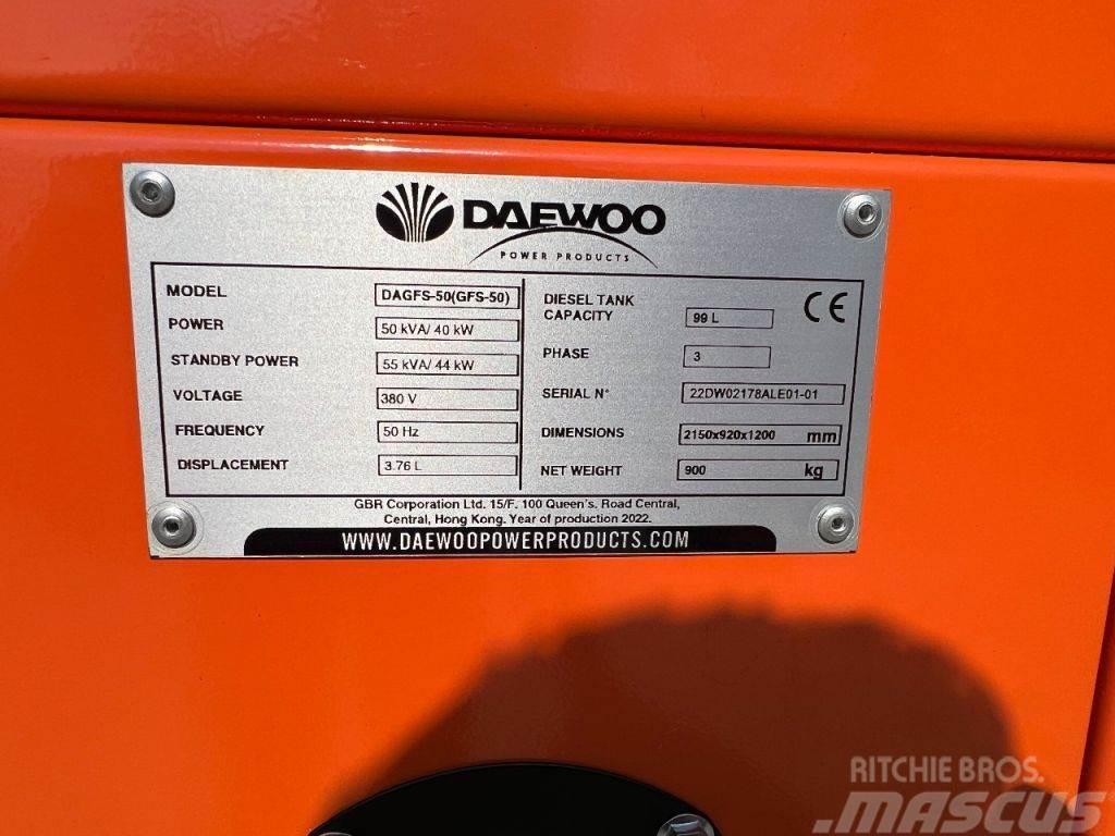 Daewoo DAGFS-50 generator Generatoare Diesel