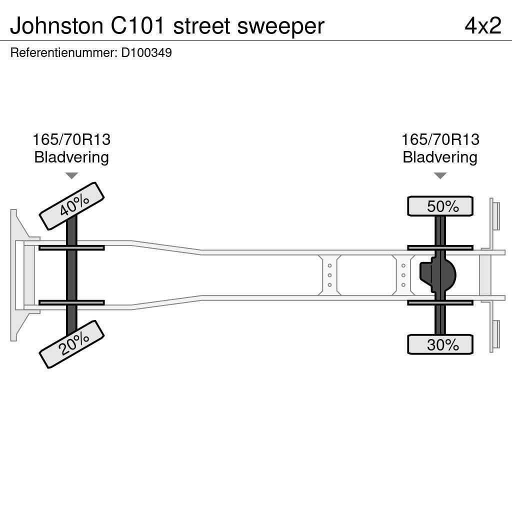 Johnston C101 street sweeper Camion vidanje
