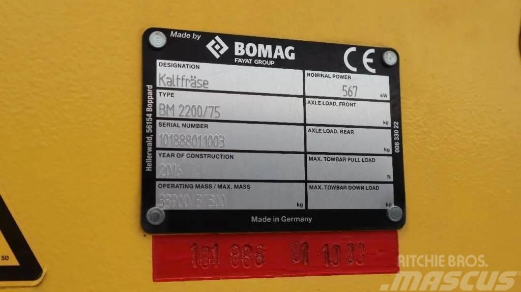 Bomag BM 2200/75 | COLD PLANER | NEW CONDITION! Altele