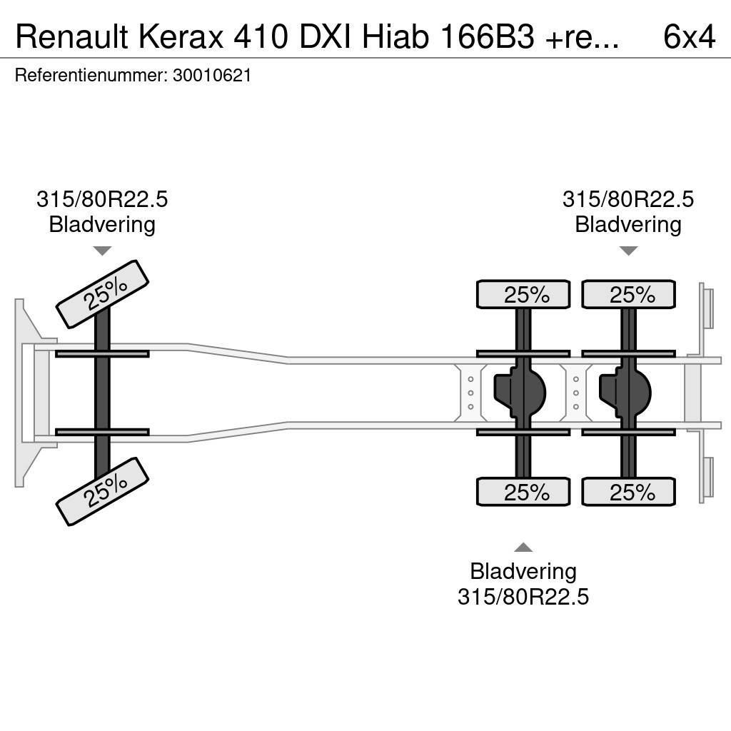 Renault Kerax 410 DXI Hiab 166B3 +remote Camioane cu macara