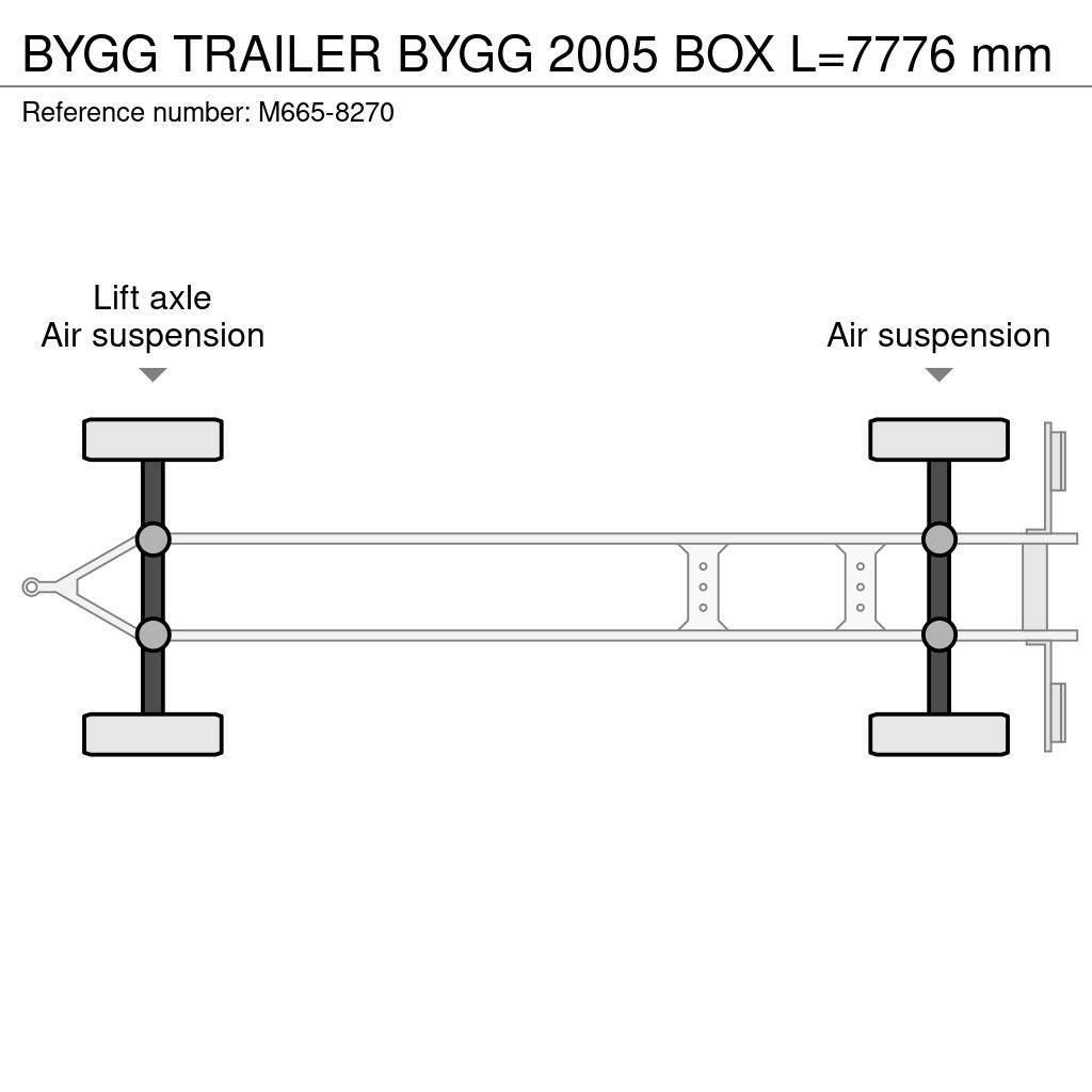  Bygg TRAILER BYGG 2005 BOX L=7776 mm Remorci utilitare
