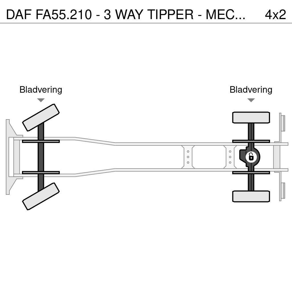 DAF FA55.210 - 3 WAY TIPPER - MECHANICAL INJECTION Autobasculanta