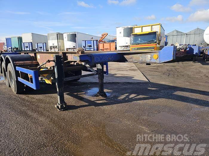 Köhler Elmshorn 2 axle | 20 foot | container chassis | st Camion cu semi-remorca cu incarcator