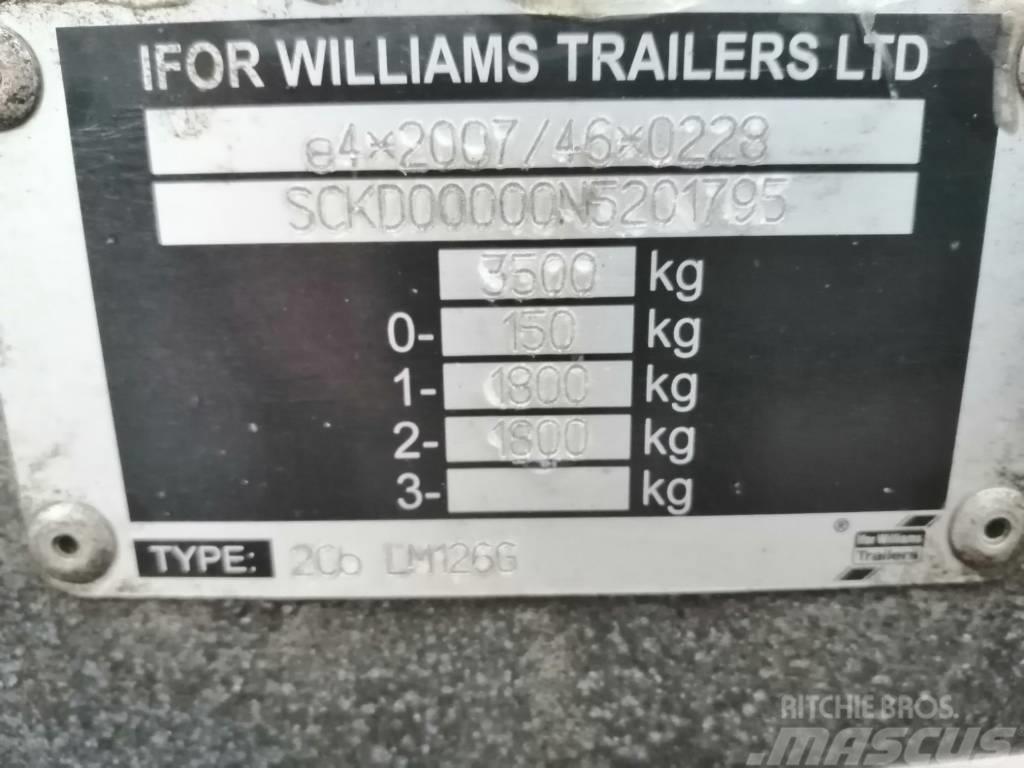 Ifor Williams LM126 Trailer Alte remorci