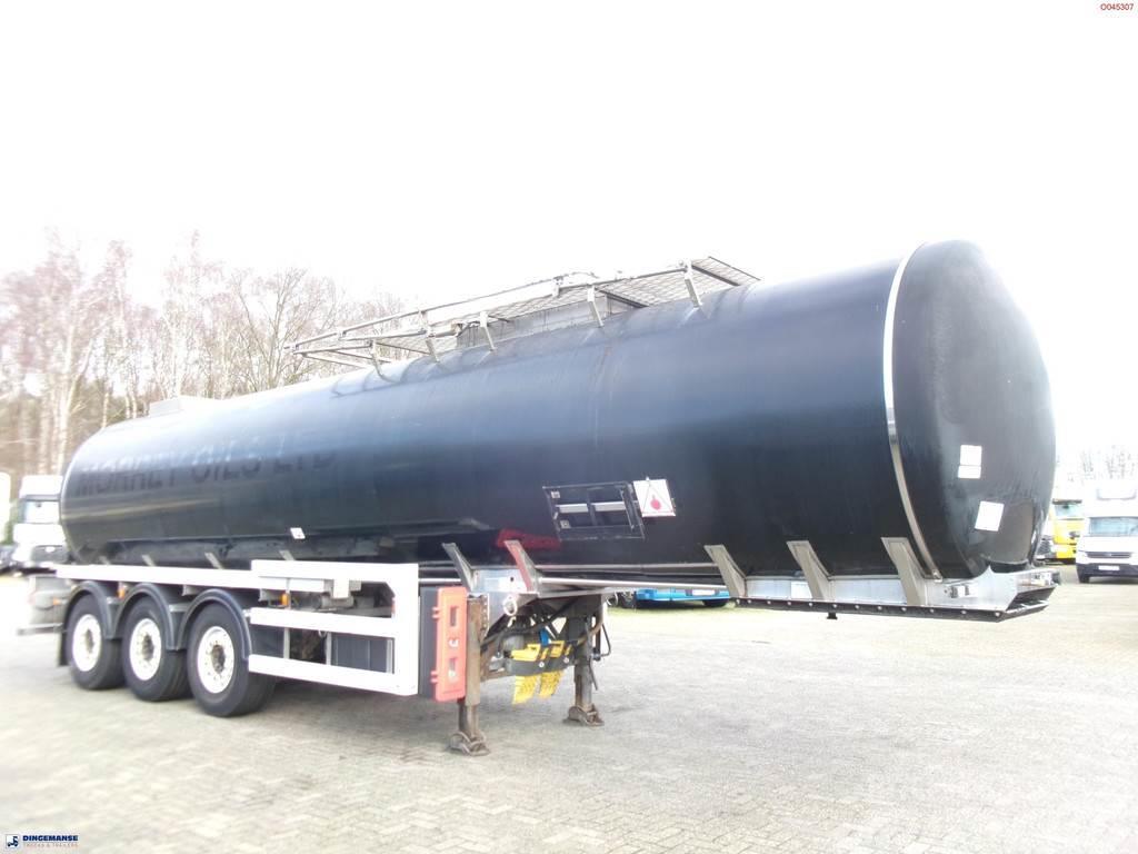 Crossland Bitumen tank inox 33 m3 / 1 comp + compressor + st Cisterna semi-remorci