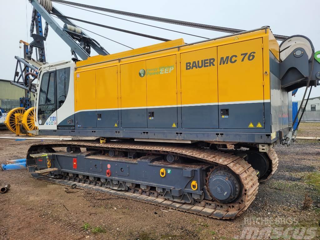 Bauer MC 76 grab rig.plus Excavatoare cu cablu(Draglina)