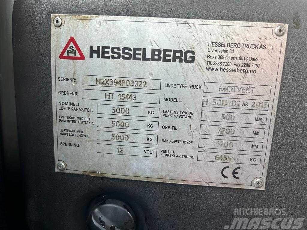 Linde H50D-02 5 TON / 5 METERS Stivuitor diesel