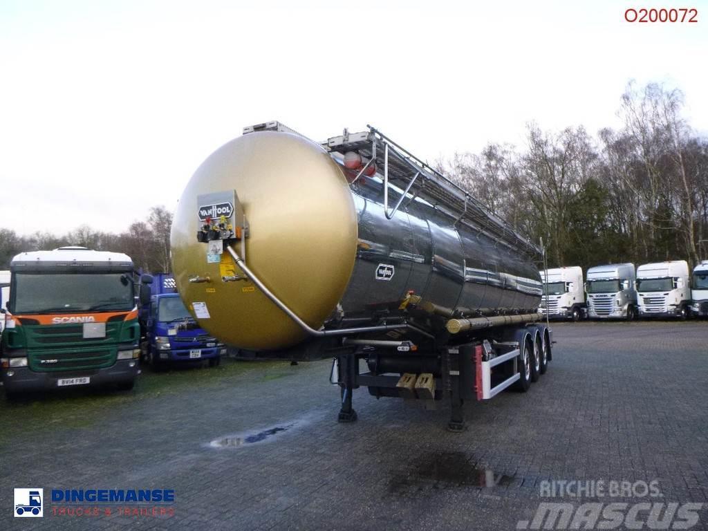 Van Hool Chemical tank inox L4BH 30 m3 / 1 comp / ADR 29/08 Cisterna semi-remorci