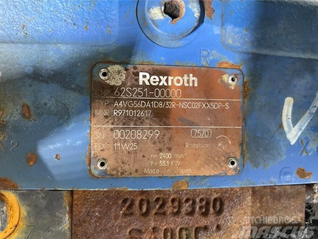 Hitachi ZW95LSD-Rexroth A4VG56DA1D8/32R-Drive pump/Rijpomp Hidraulice