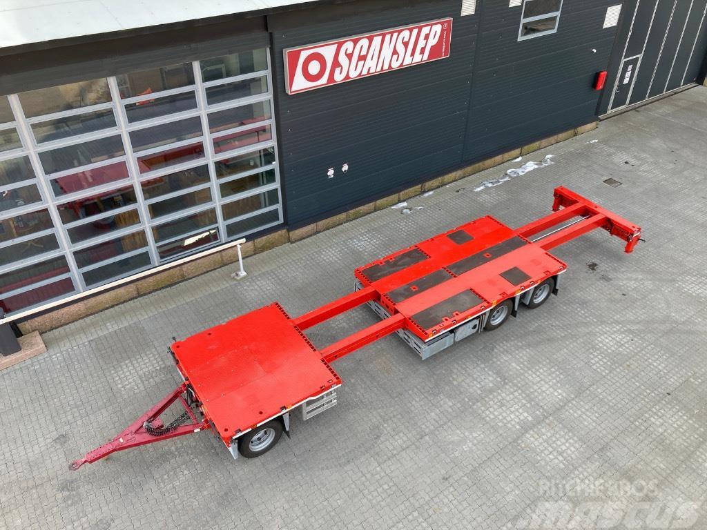 SCANSLEP Extendable platform trailer Pick up/Prelata