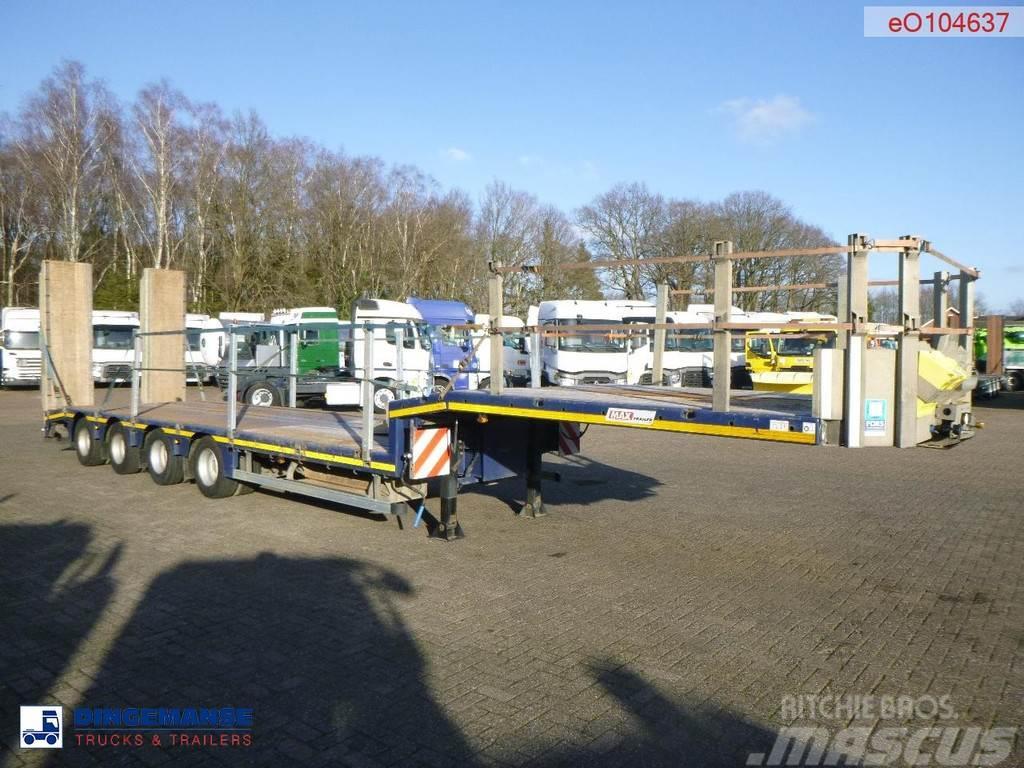 Faymonville 4-axle semi-lowbed trailer 60 t + ramps Semi-remorca agabaritica