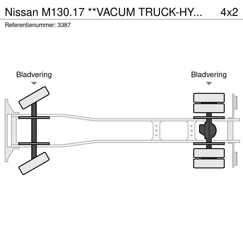 Nissan M130.17 **VACUM TRUCK-HYDROCUREUR-BELGIAN TRUCK** Camion vidanje