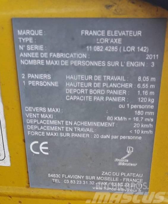 France Elevateur LOR `AXE Alte ascensoare si platforme