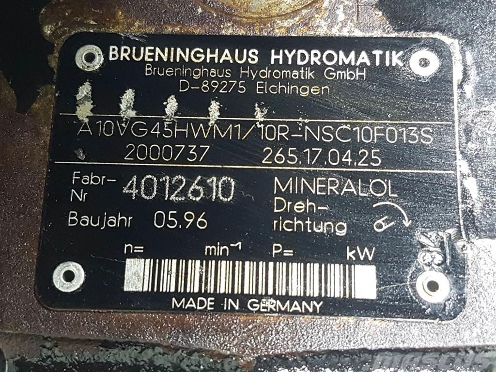 Brueninghaus Hydromatik A10VG45HWM1/10R-R902000737-Drive pump/Fahrpumpe Hidraulice