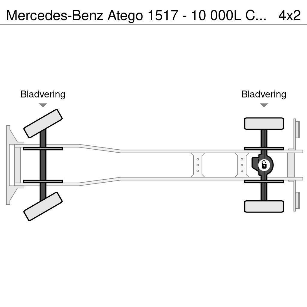 Mercedes-Benz Atego 1517 - 10 000L CARBURANT / FUEL - 4 COMP - L Cisterne