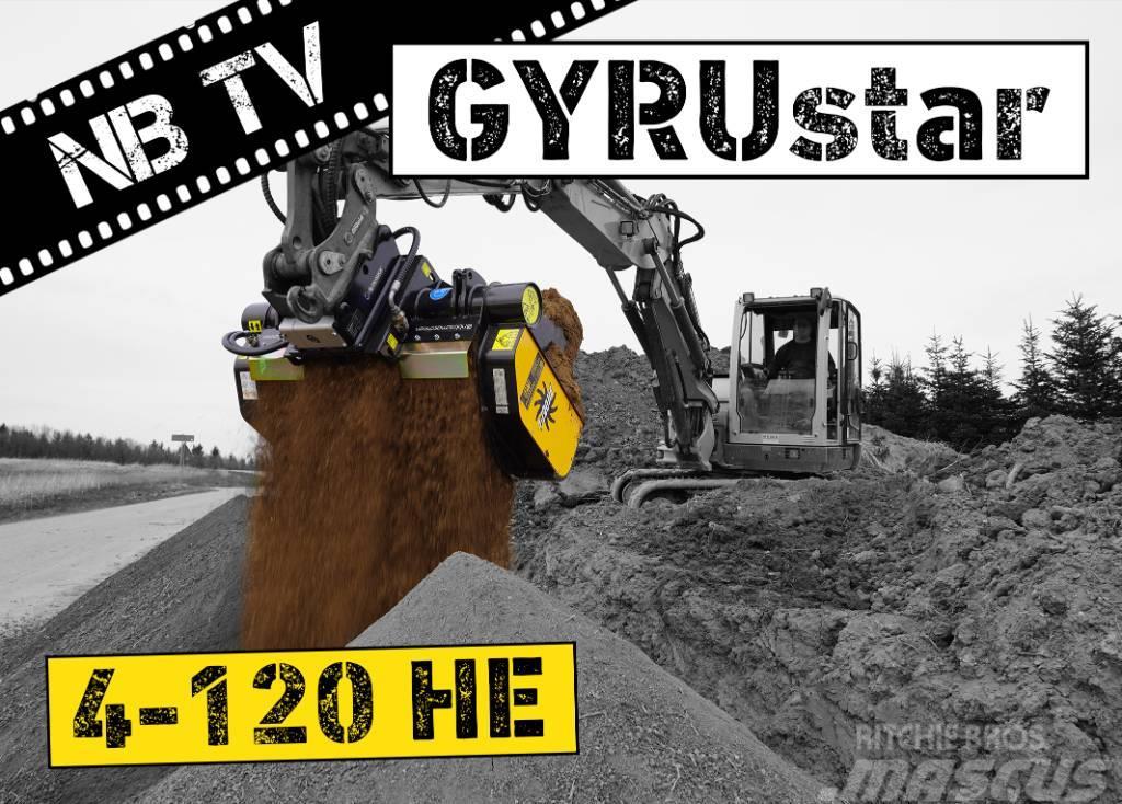 Gyru-Star 4-120HE | Siebschaufel Radlader & Bagger cupa de excavat cu cernere