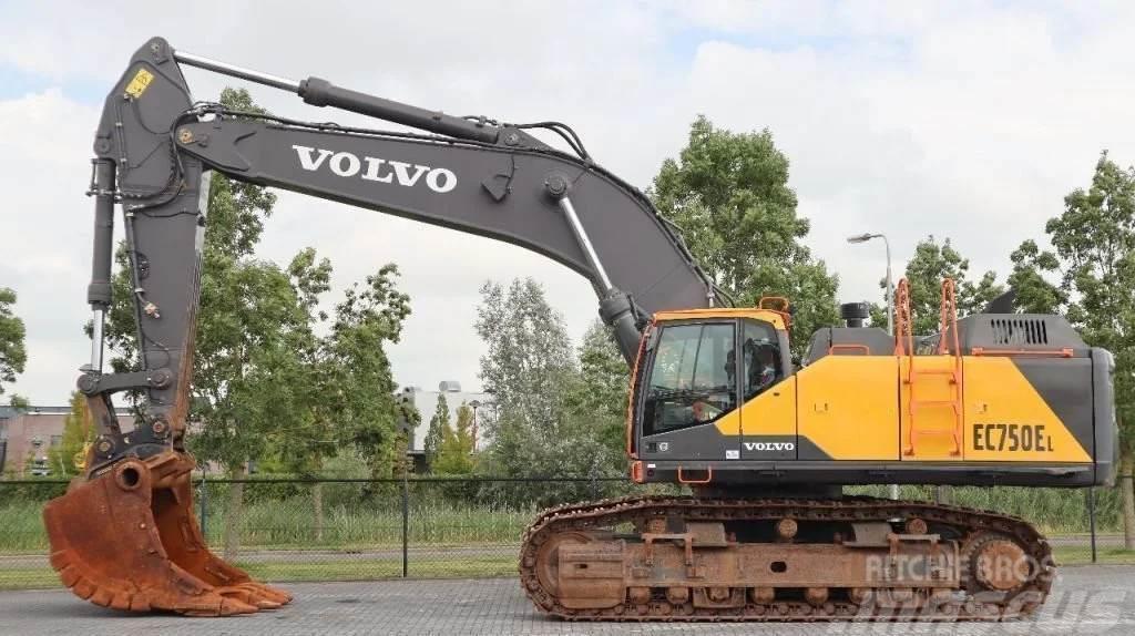 Volvo EC 750 EL | BUCKET | QUICK COUPLER | HAMMER LINE Excavatoare pe senile
