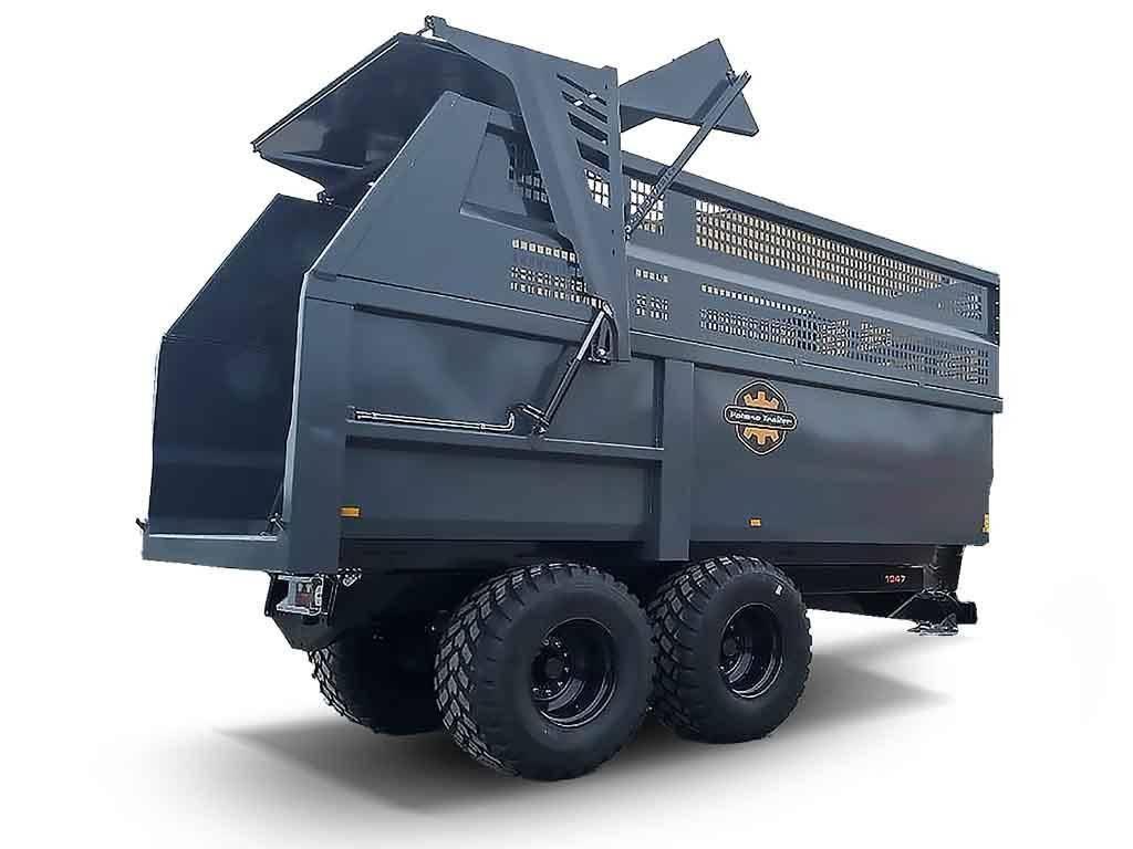 Palmse Trailer Ensilagevagn Mega volym 19 ton 47 kubik NY Remorci rabatabile