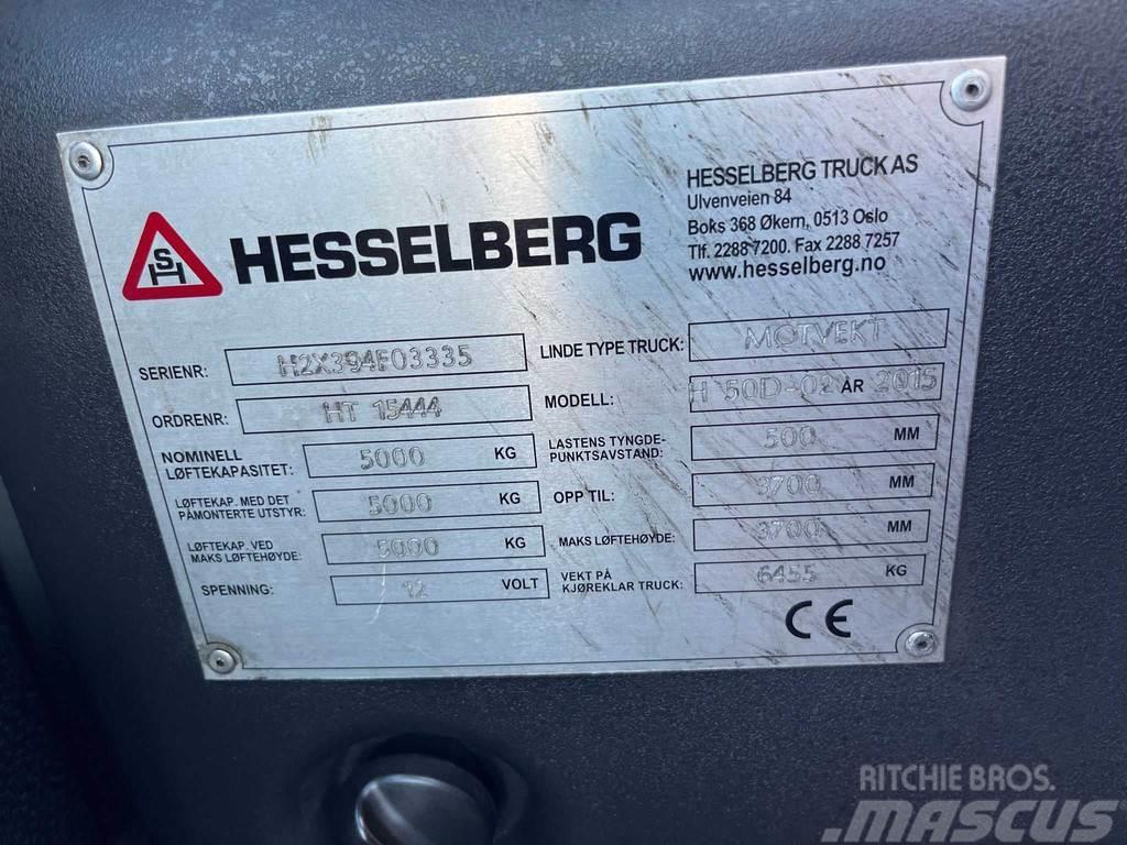 Linde H50D-02 5 TON / 5 METERS Stivuitor diesel