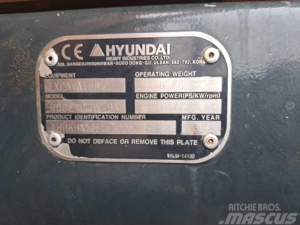 Hyundai R160W-9A Excavatoare cu roti