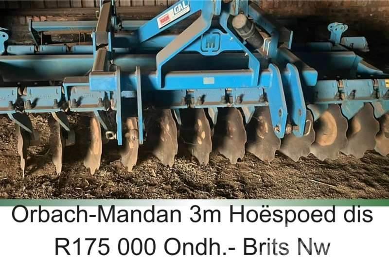  Orbach Agri Mandan - 3m high speed Altele