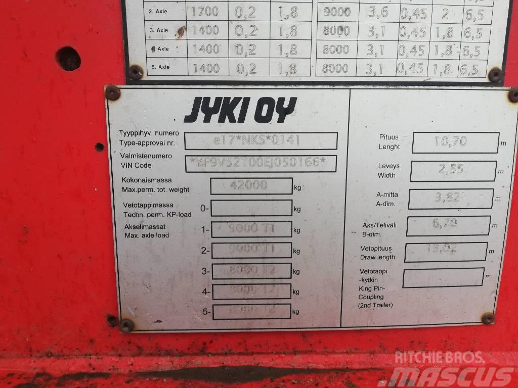 Jyki V52-T00 Remorci pentru lemn