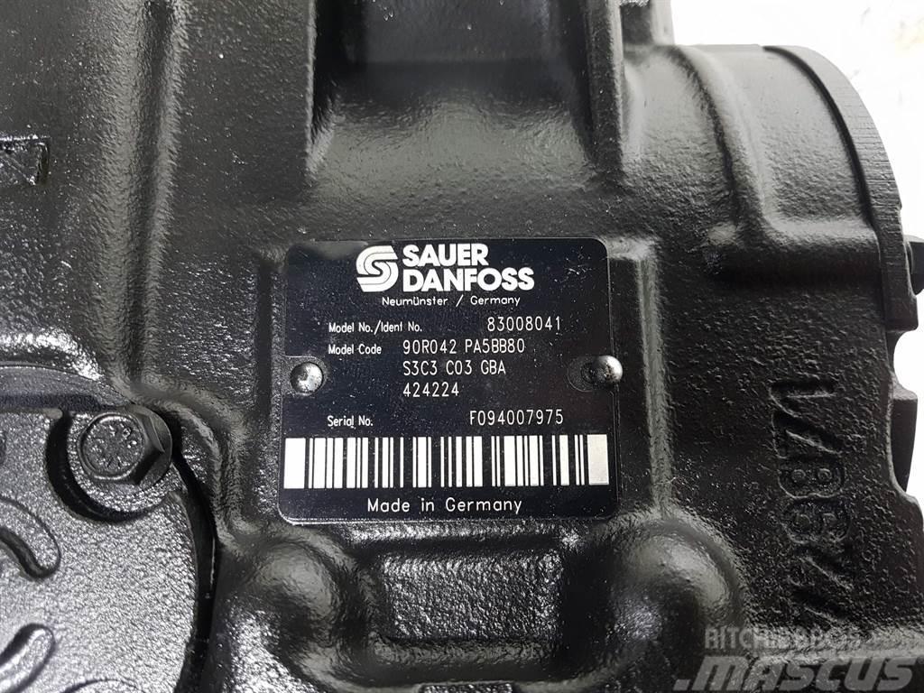 Sauer Danfoss 90R042PA5BB80-83008041-Drive pump/Fahrpumpe Hidraulice