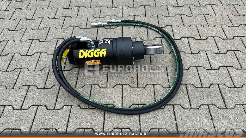  [Digga] Digga PDX2 Erdbohrer Motor mit Schläuchen Perforatoare