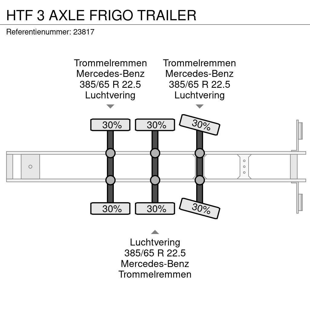 HTF 3 AXLE FRIGO TRAILER Semi-remorci cu temperatura controlata