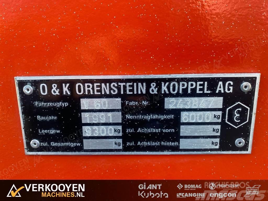 O&K V60 - Forkpositioner + Sideshift Stivuitor diesel