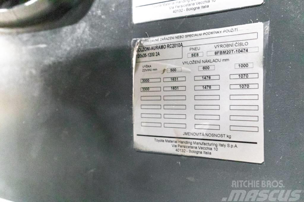 Toyota 8FBM20T, 2-tons motviktstruck, 6 månaders garanti Stivuitor electric
