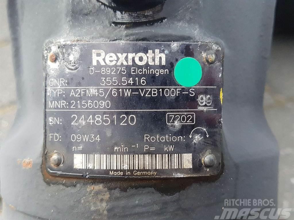 Rexroth A2FM45/61W-R902156090-Drive motor/Fahrmotor Hidraulice