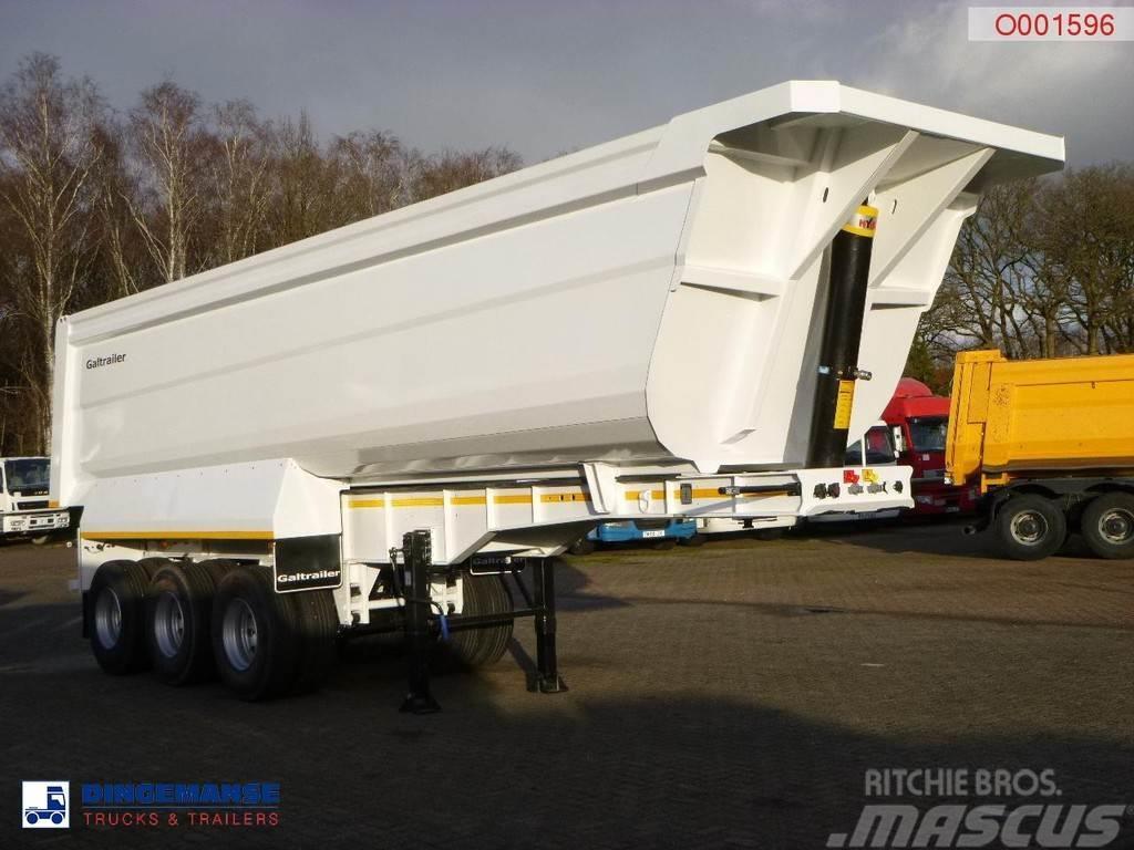  GALTRAILER Tipper trailer steel 40 m3 / 68 T / ste Semi-remorca Basculanta