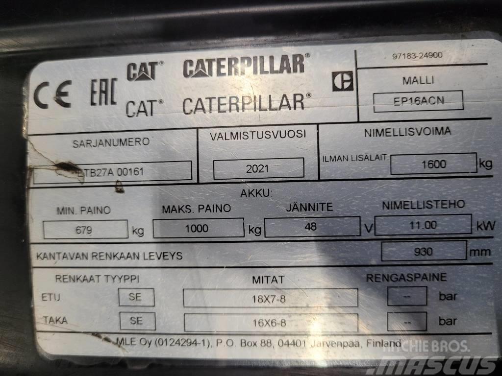 CAT EP16 ACN Stivuitor electric